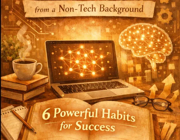 非技术背景如何入行AI?别再盲学,6大复利习惯助你弯道超车